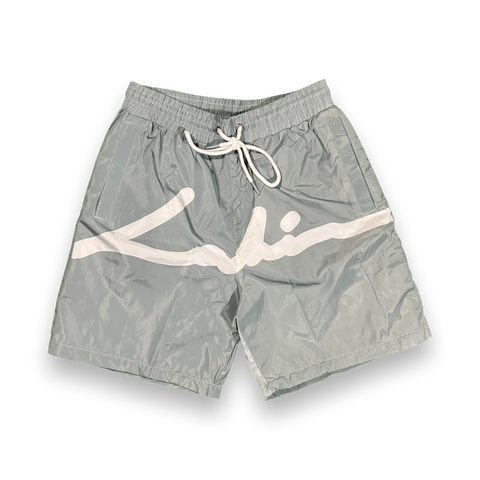 LAHÉRA Signature Shorts Ice Gray